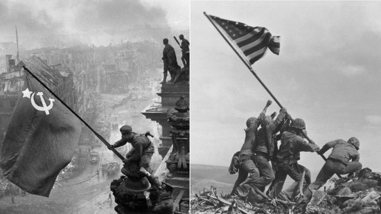 fotoğraf ve siyaset; Yvgeni Khaldei ve Joseph Rosenthal